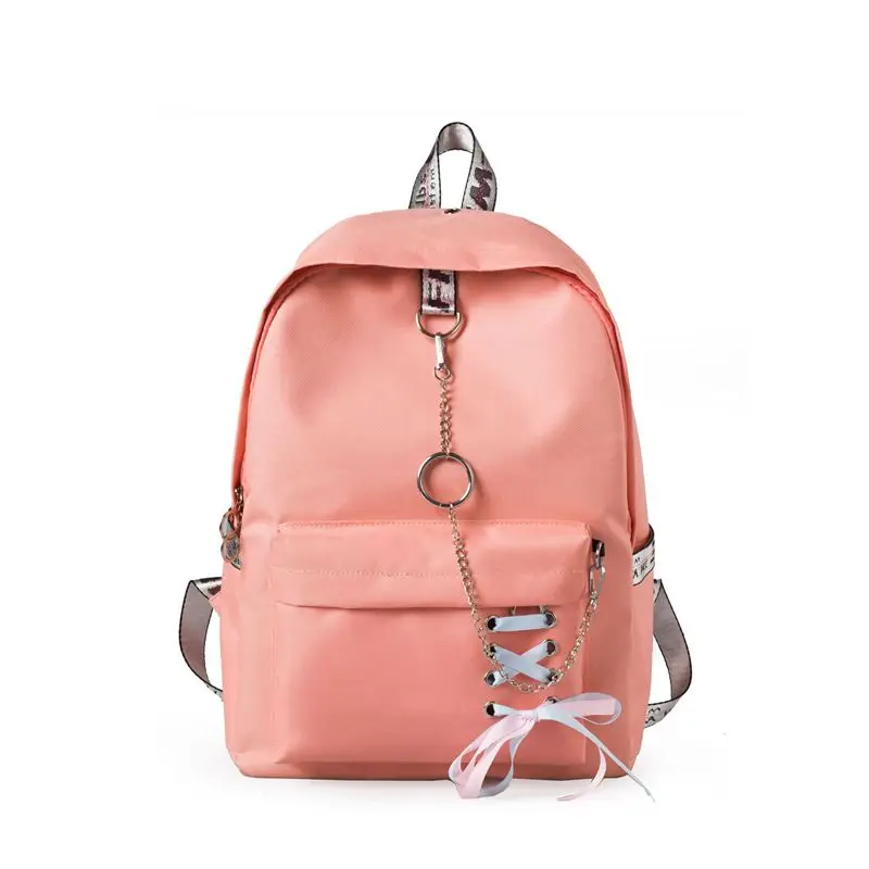 Хит, школьный рюкзак для девочек, школьные сумки для колледжа, сумка для книг, Милая женская сумка на плечо, меховые рюкзаки с бантом для девочек-подростков - Цвет: pink 0096