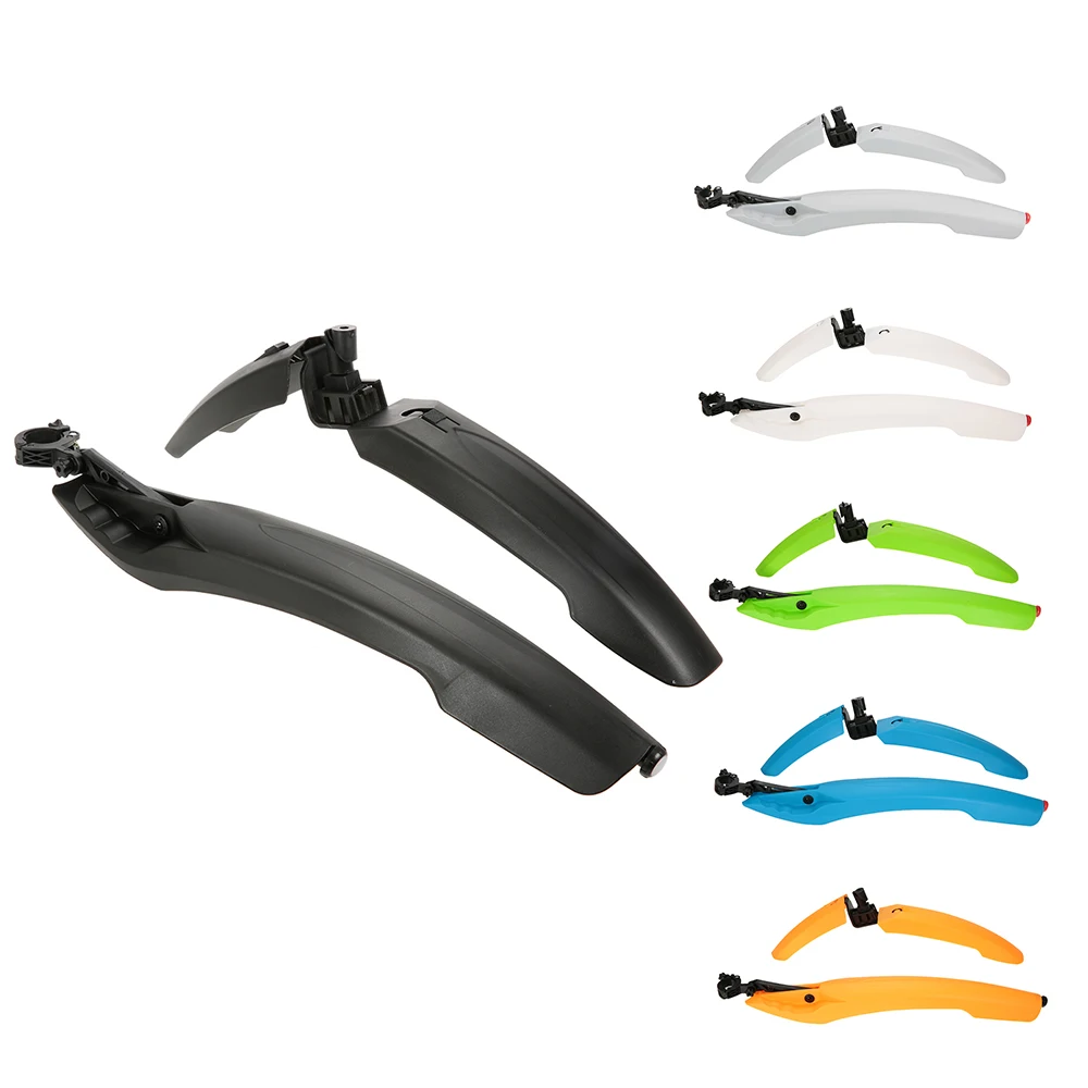 Bicycle Mud Guards with LED Tail Light Bicycle Fender Cycling Front