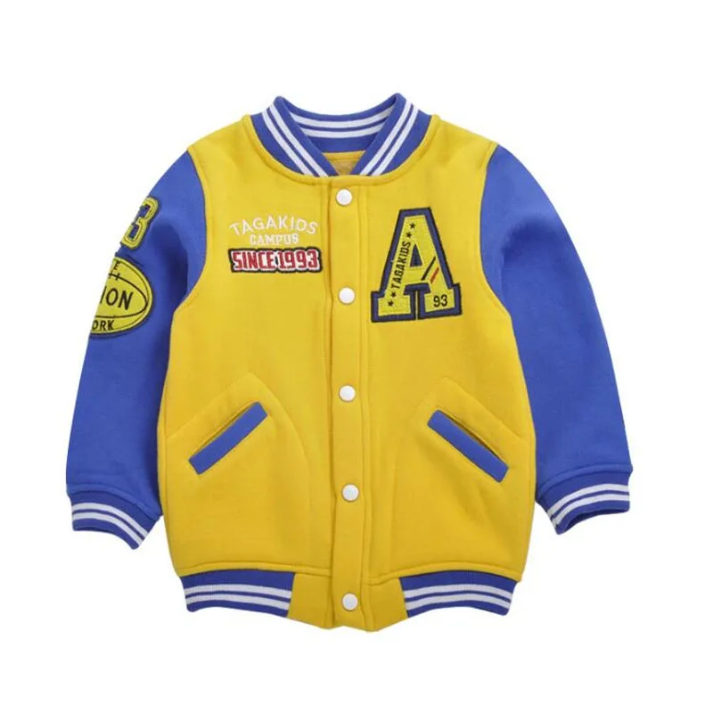

Baby Bomber Jackets for Boys Baseball Children Coat 2018 Fashion Toddler Boys Blazer Kids Outerwear Clothing Baby Girl Jacket