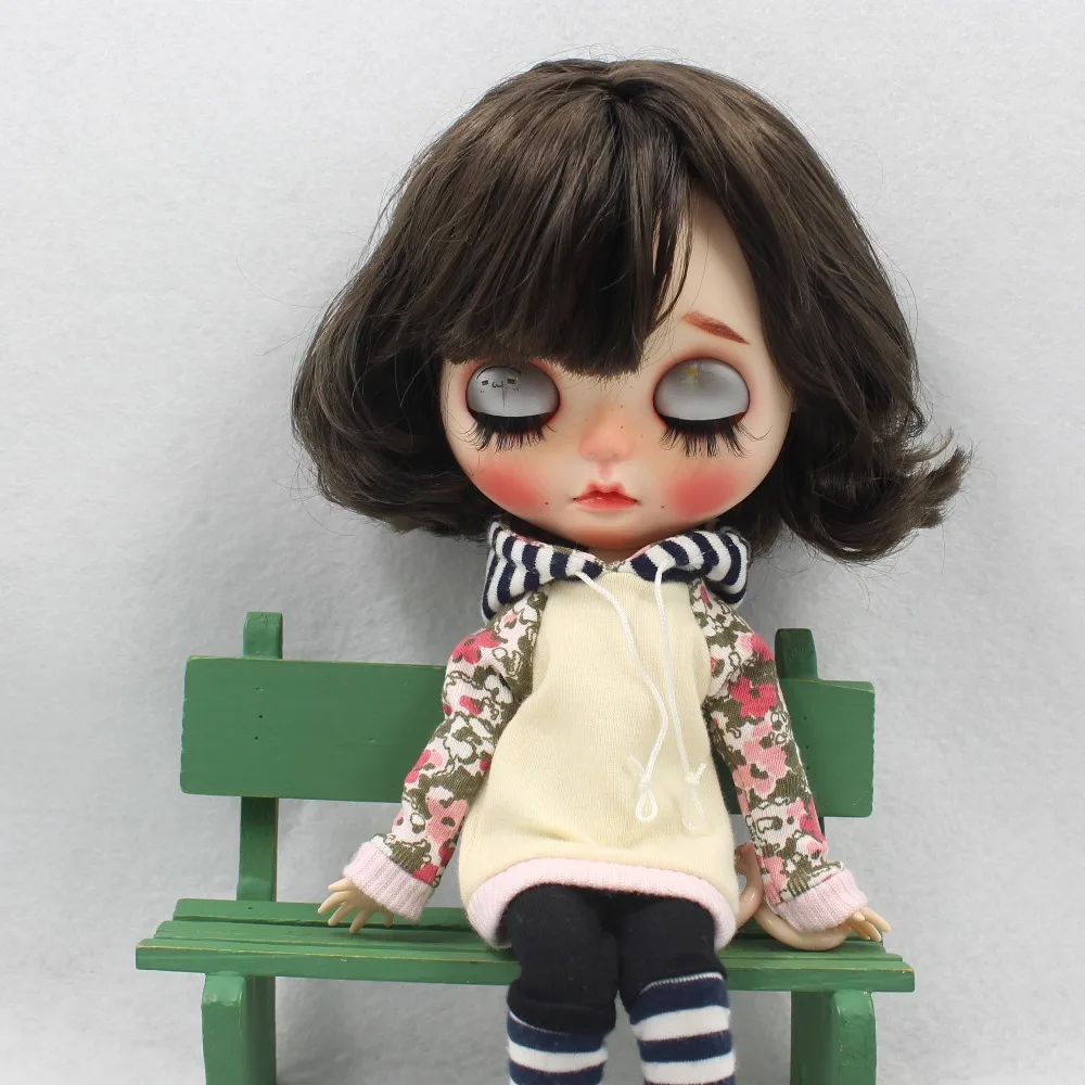 Blyth кукла ледяные игрушки BJD licca одежда модный костюм свитер со шляпой брюки