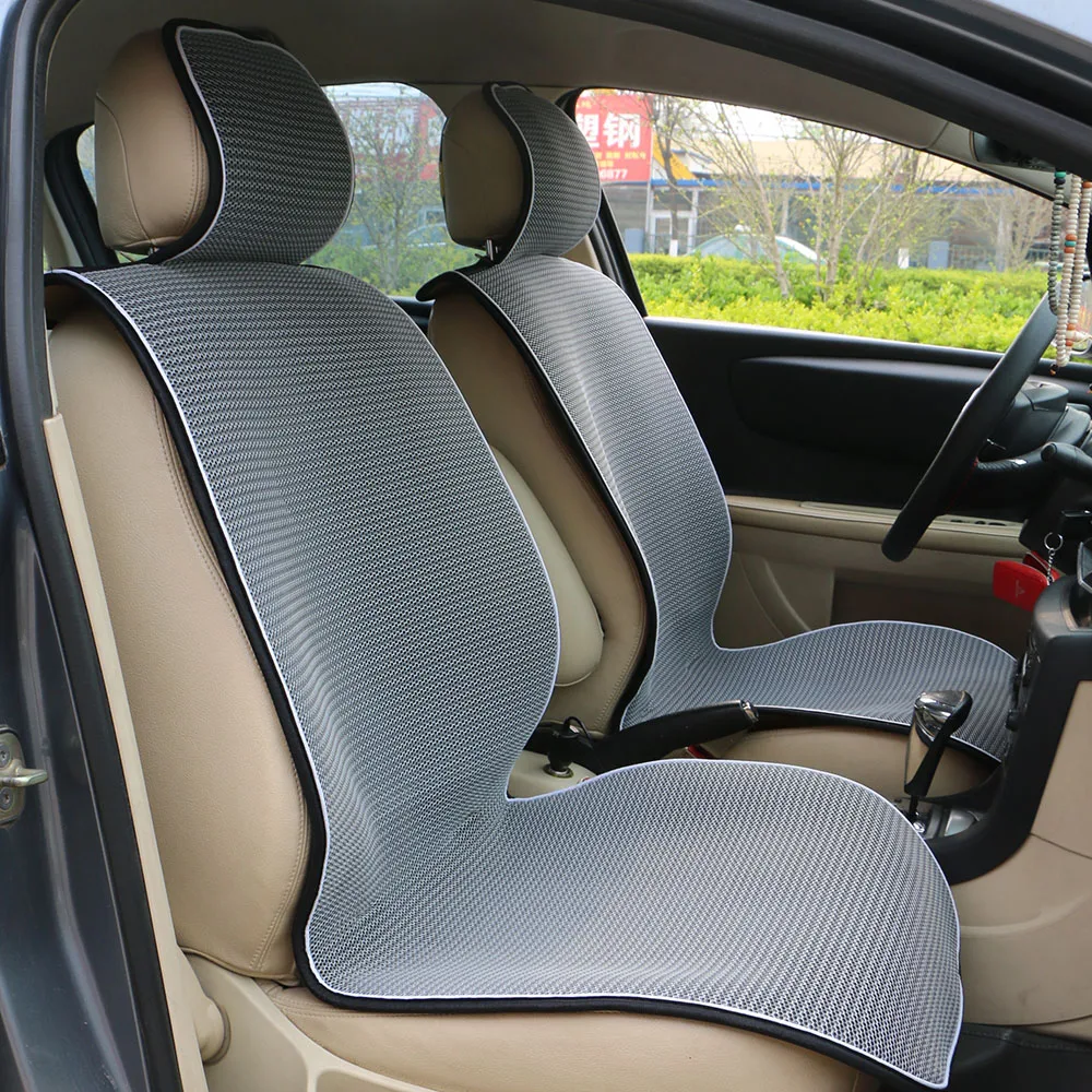 Продажа 1 шт. Обувь с дышащей сеткой сидений автомобиля площадки подходят для большинства автомобилей летом прохладно подушки сиденья роскошный ун...