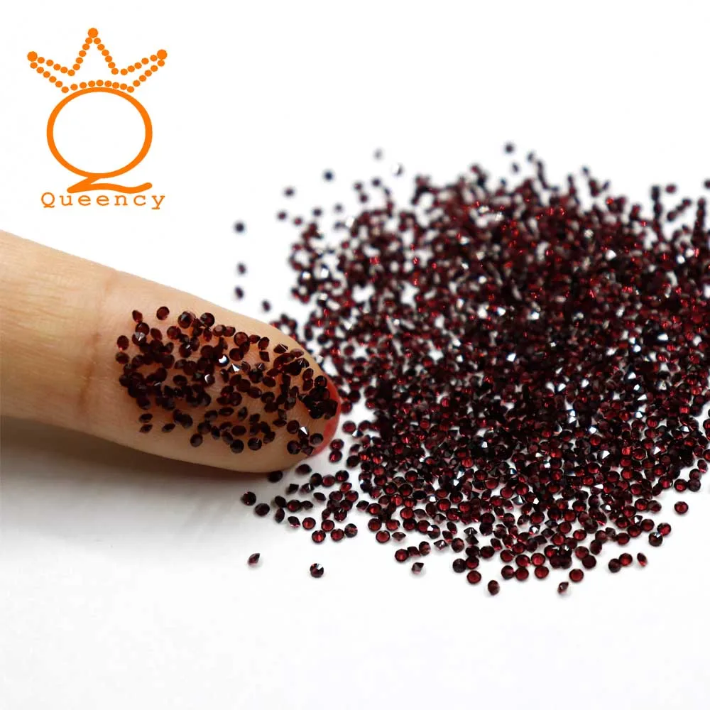 

Nail art Decorations Rhinestone Charm 3d nail art 1440pcs/bag 1.1-1.8mm Zircon Rhinestone Micro Burgundy Caviar on Nails