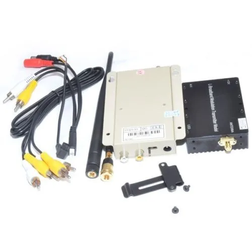 Беспроводной 1 2G 5W 5000MW 4CH FPV CCTV Аудио Видео AV Передатчик Приемник + антенна|receiver