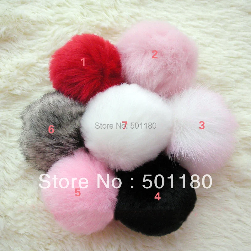 

Free shipping Faux rabbit fur ball Fake fox tail Cheap fox tail keychain Fashion bag accessory Purse charm