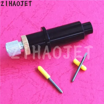 

Top quality 30 Degree Mimaki Cutting Plotter Blade 5pcs +1pc Mimaki Cutting Plotter Blade Holder Vinyl Cutter Plotter parts