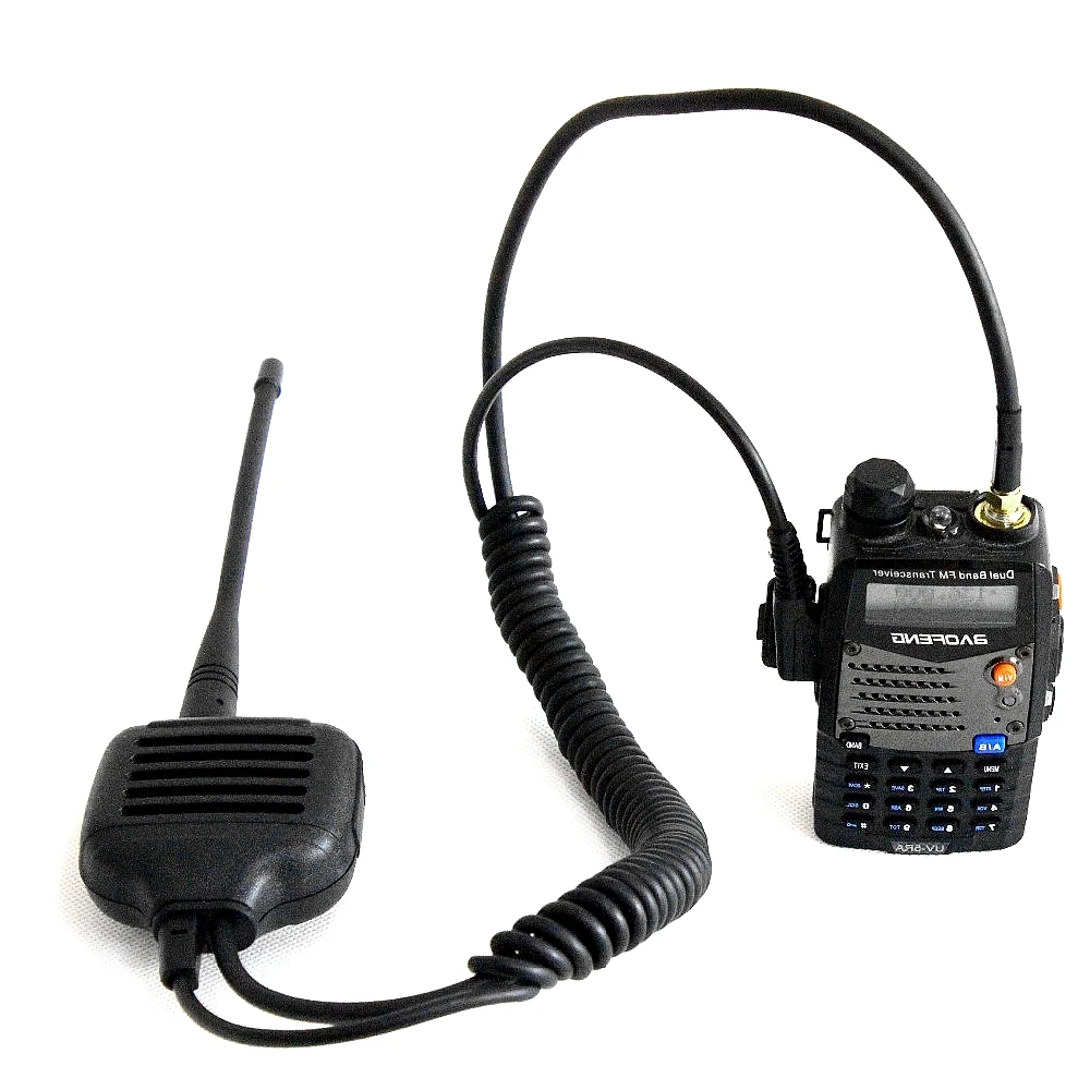 Two-Way-Radio-Speaker-Mic-Microphone-with-SMA-Female-Antenna-for-Walkie-Talkie-UV-5R-A