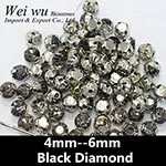 Rhinestones in claw Black Diamond 3