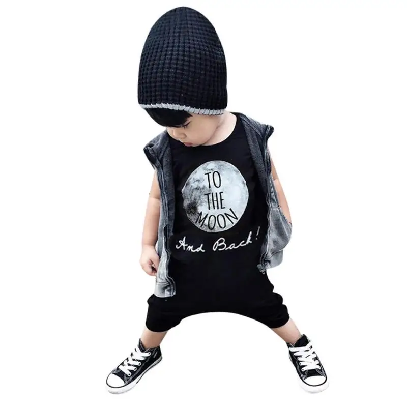 Otoño fresco recién nacido bebé niño Romper Jumpsuit sin mangas carta de impresión traje Bebé ropa traje niño ropa bebe Otoño fresco recién nacido bebé niño Romper Jumpsuit sin mangas carta de impresión traje Bebé ropa traje niño ropa bebe