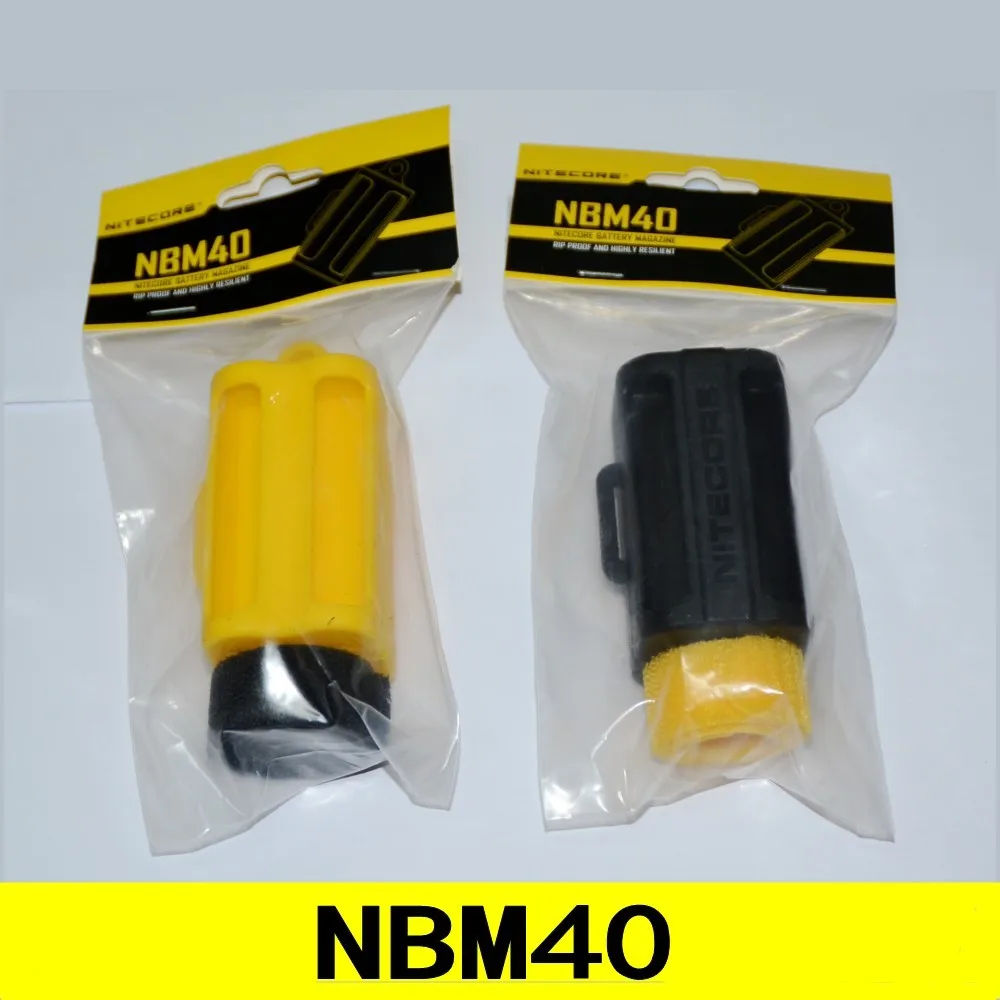 Nitecore 18650 чехол для аккумулятора Nitecore NBM40 силиконовый чехол-держатель коробка для хранения портативный аккумулятор журнал