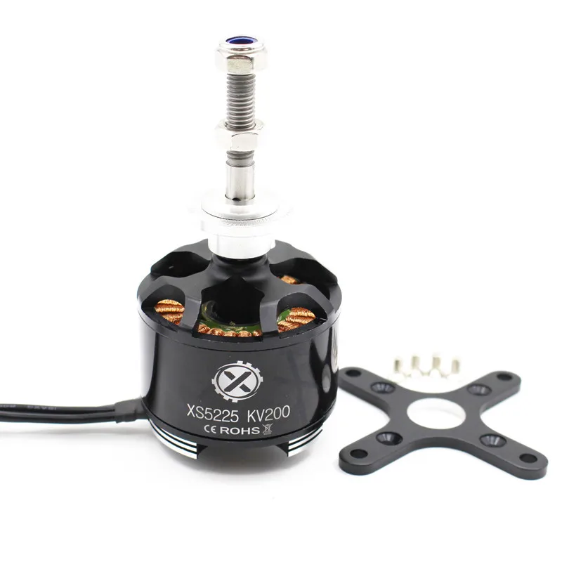 XS5225(6050) 24N22P 200KV бесщеточный двигатель многослотовый полюс фиксированное крыло наружное вращение большая тяга для DIY FPV RC Дрон Квадрокоптер