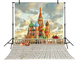 Купол небо город Москва фонов винил ткань высокого качества Компьютер Отпечатано новорожденных Фоны