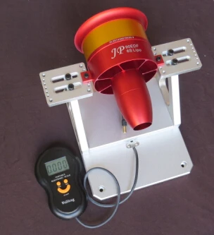 Ducted tensile test frame turbojet test platform RC power test stand