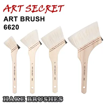 

6620 fine goat hair wooden handle oil acrylic art supplies paint brush