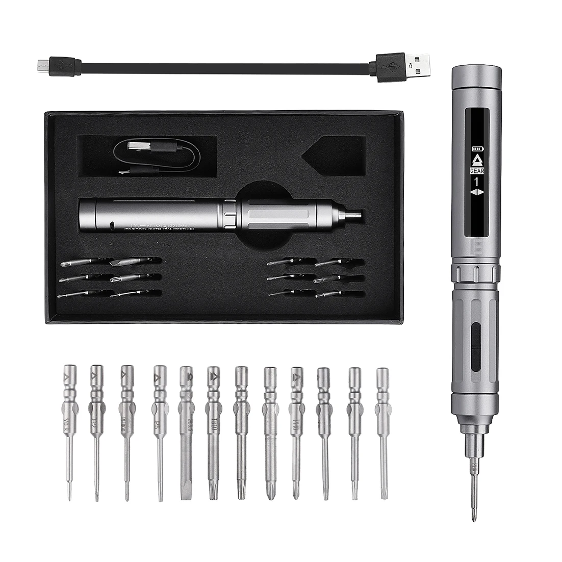 

Best Selling E3 Intelligent Precision Electric Screwdriver Set Cordless Power Screwdriver Rechargeable Battery Repair Tool