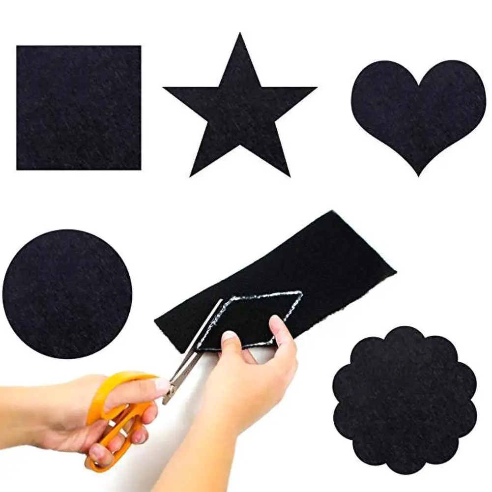 

10PCS Velvet Fabric Self-adhesive Flocking Counter Cloth Display Pad Cloth Craft Jewellery Box Lining