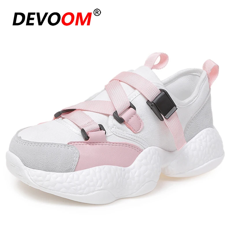 2019 весенние туфли Женская обувь на плоской подошве Baskets femme белый Женские