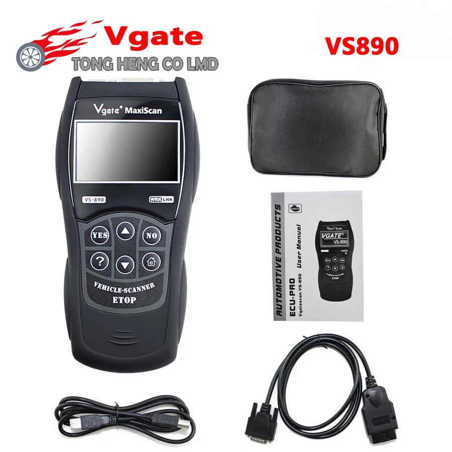 Vgate VS890 OBD2 диагностический инструмент универсальный VS 890 мульти Язык