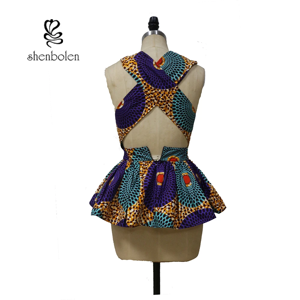 Африканская блузка Модный женский топ традиционная одежда африканская одежда женская рубашка с принтом Топ Дашики одежда плюс размер