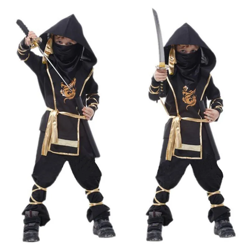 Kids Naruto Cosplay Costume For Boy Camouflage Ninja Dressed Halloween Costume for Kids