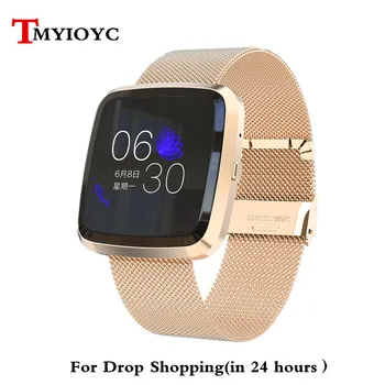 

T2 IPS Color Screen Smart Bracelet Heart Rate Blood Pressure Monitor smart Watch Bluetooth music Fitness Tracker Smart Band