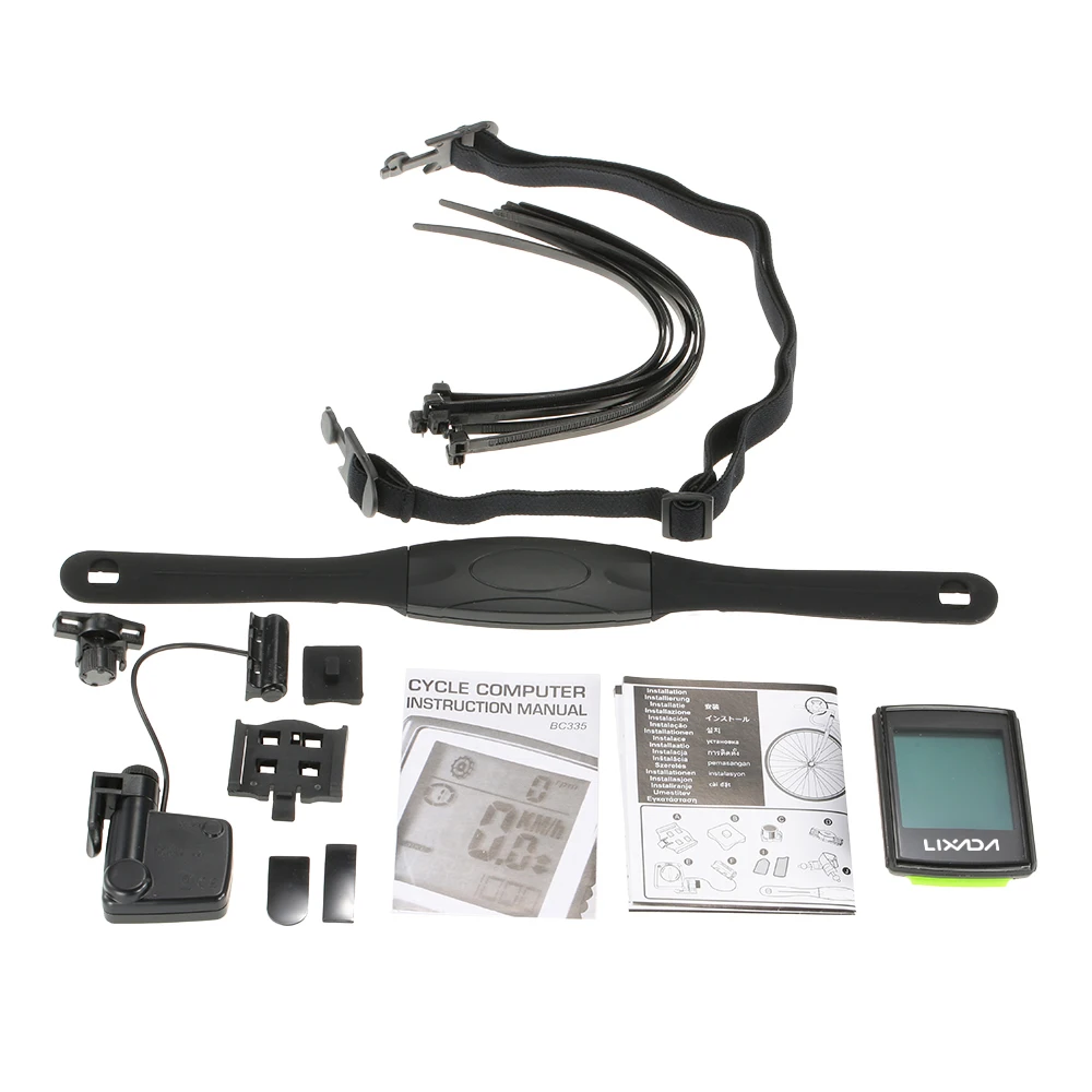 Lixada Bike Computer 3 In 1 Multifunctional Wireless Odometer Speedomete With Cadence Heart Rate Monitor Chest Strap For Casco Bicycle Computer Aliexpress