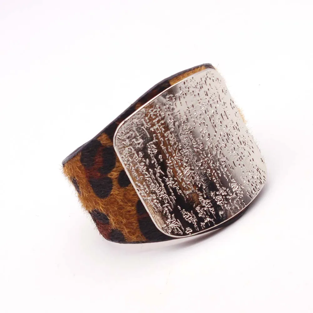 D& D индивидуальный браслет «леопард» женский браслет с пряжкой из сплава Регулируемые Модные женские браслеты& браслеты панк ювелирные изделия - Окраска металла: 3