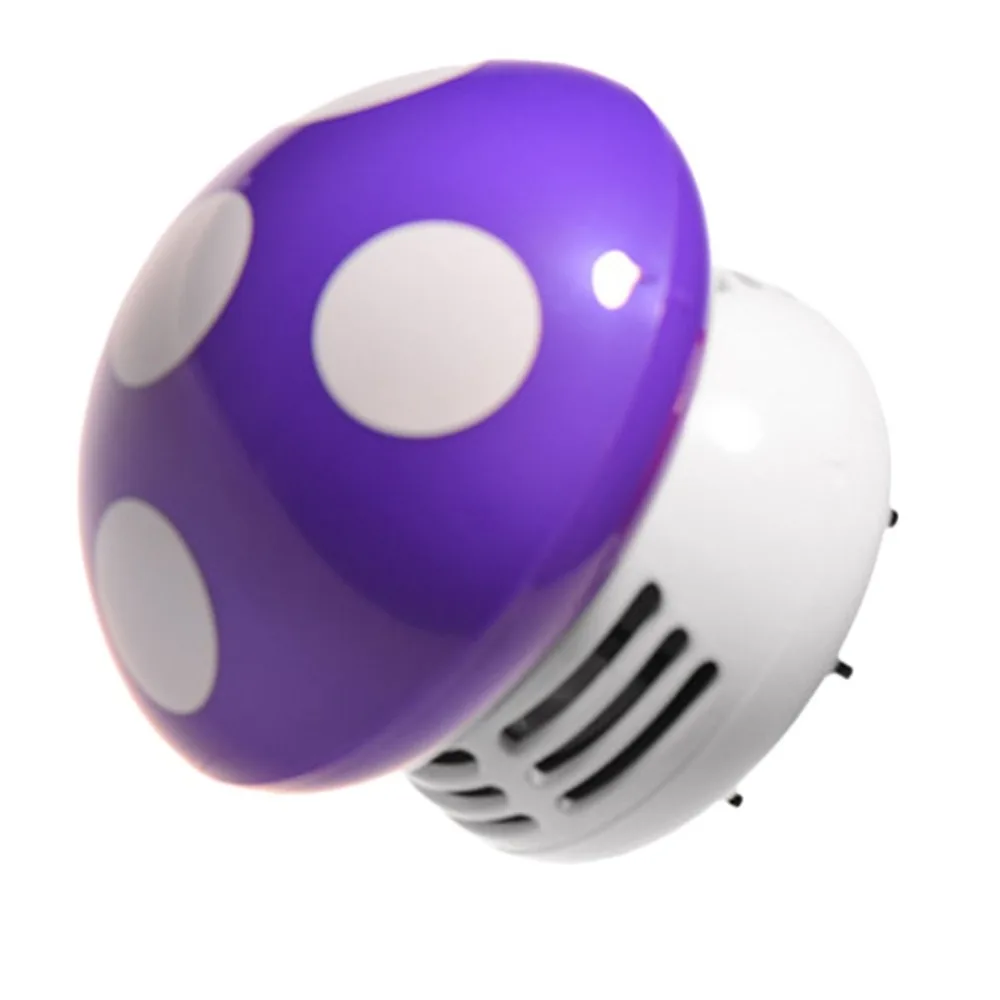 

Hot Selling Mini Vacuum Cleaner Multi-colors Cute Mini Mushroom Corner Desk Table Dust Vacuum Cleaner For Car Home Computer Swee