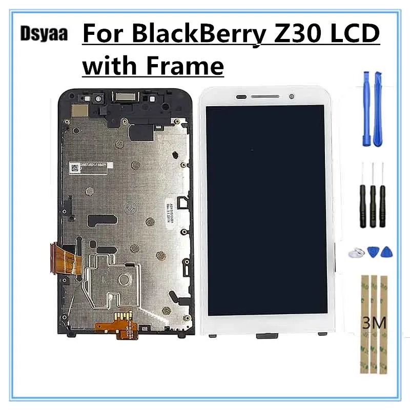 

5.0 Inch for Blackberry 4G Z30 LCD Screen Display with Touch Screen Digitizer Assembly for Blackberry Z30 Display with Frame