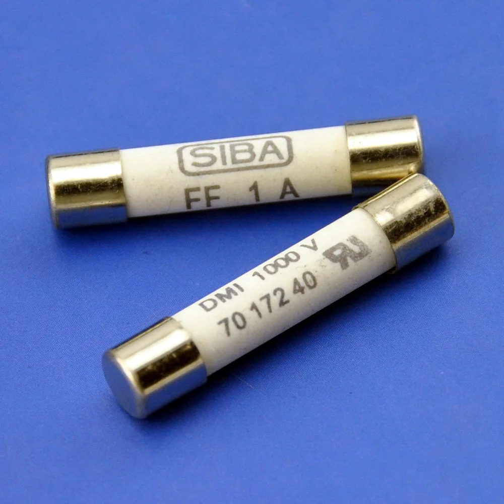 

( 2 pcs/lot ) SIBA FF1A 1000V 6.3 x 32mm Very Fast Acting Ceramic Fuse, 70 172 40, DMI.