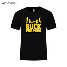 Футболка с принтом Buck Furpees Burpees для мужчин летняя новая мода хлопок футболка для фитнеса топы футболки Camisetas Masculina