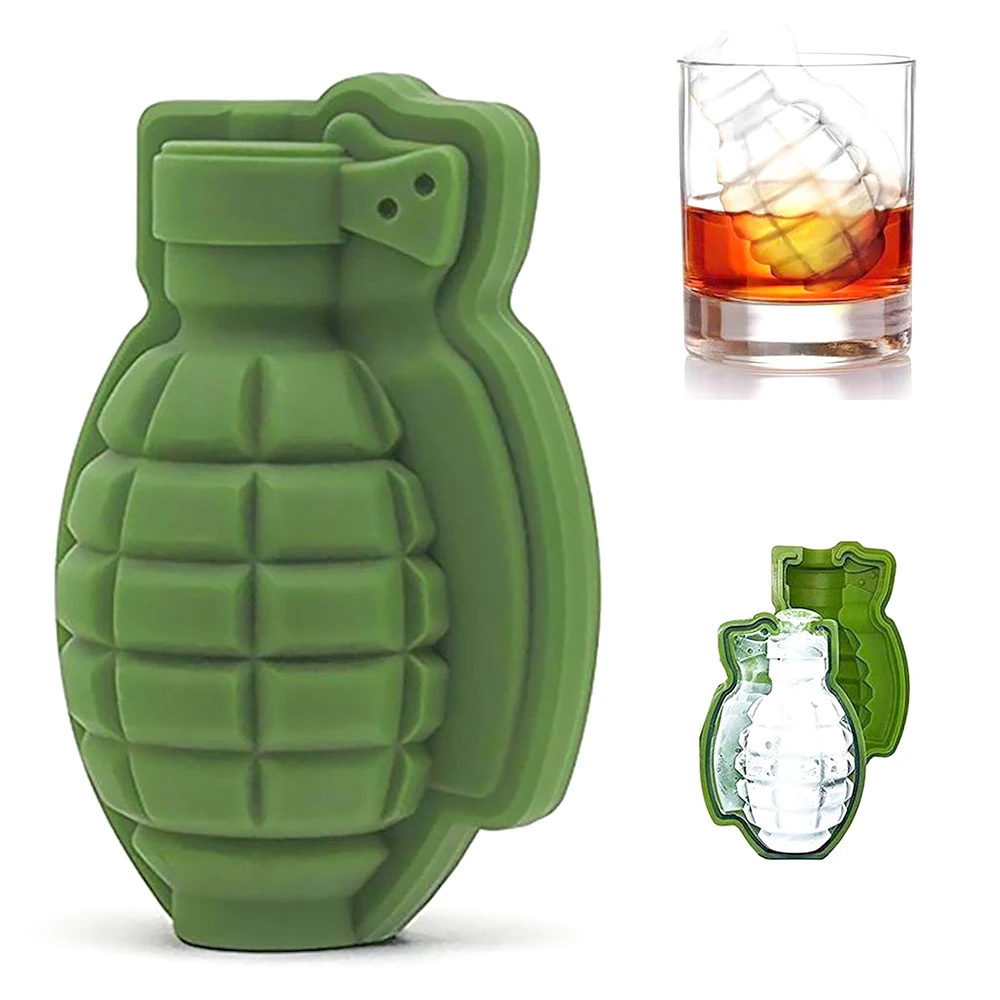 

3D Cube Mold Ice Cube Tray Ice Cream Maker Party Bar Drinks Whiskey Wine Ice Maker Silicone Pudding Kitchen Bar Accessories