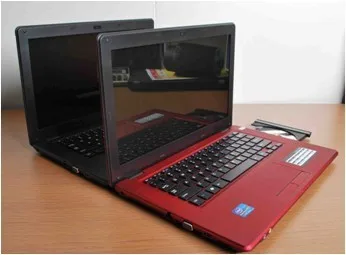 4G 500G 14.1Inch DVD ROM laptop Russian windows OS Intel celeron Dual Core 1366*768 Webcam notebook Laptop CDEK russia EXPRESS