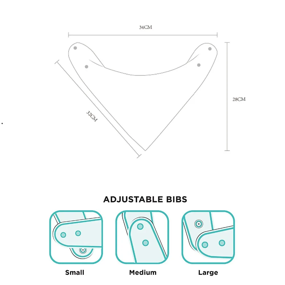 2 шт./лот, Детские банданы, нагрудники, очень мягкие, натуральный хлопок, слюнявчик для малышей, слюнявчик для слюни и прорезывания зубов, супер абсорбент, подарок для детского душа