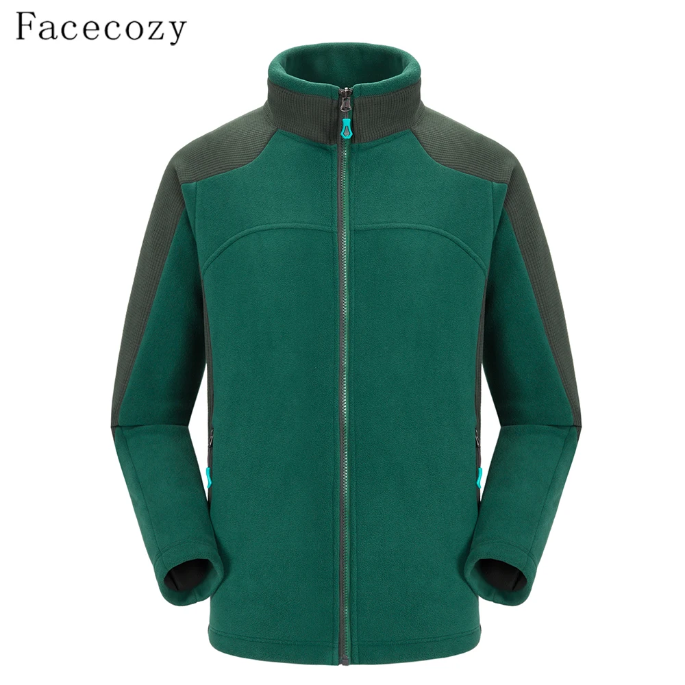 Facecozy мужские зимние уличные флисовые куртки для пеших прогулок кемпинга теплая
