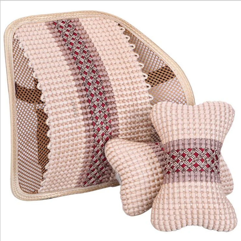 

2pcs Summer special Fast cooling ventilation Car seat headrest&Car seats Lumbar support For Car seat office chairs accessories