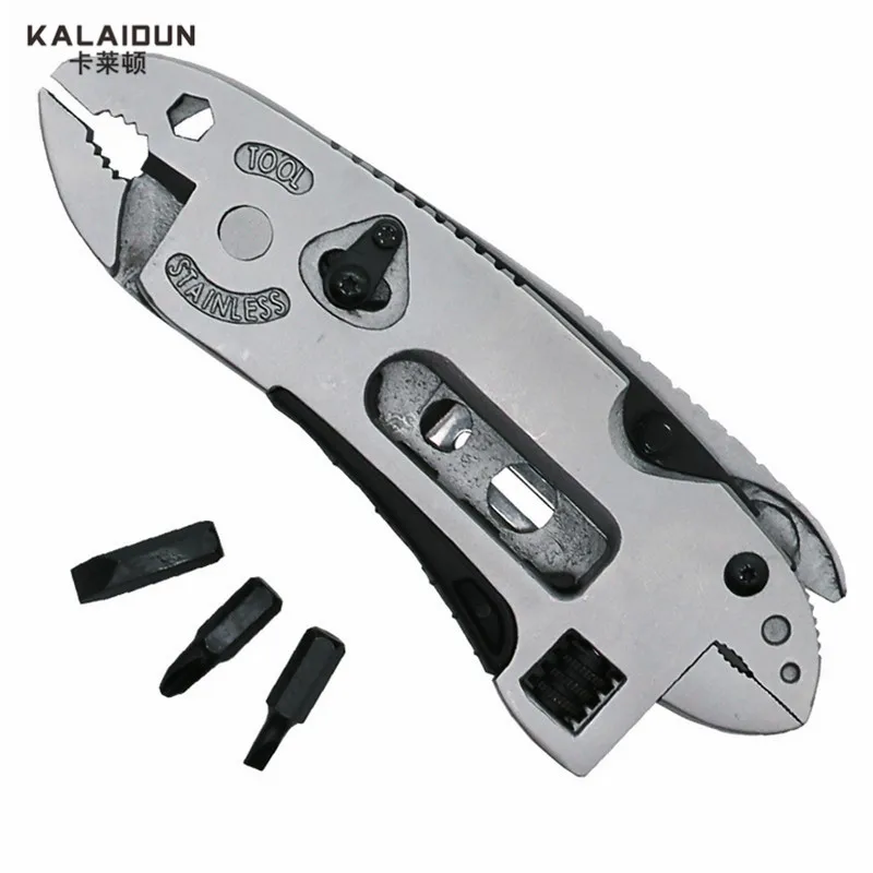 

KALAIDUN Multifunctional Pliers Knife Screwdriver Set Kit Adjustable Wrench Repair combination pliers Hand Tools