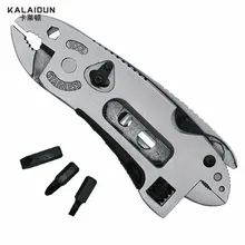 KALAIDUN Multifunctional Pliers Knife font b Screwdriver b font Set Kit Adjustable Wrench Repair combination pliers