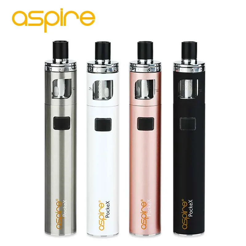 

Original Aspire PockeX AIO Starter Kit 1500mAh Battery and 2ml ejuice Capacity Tank Pocket Kit