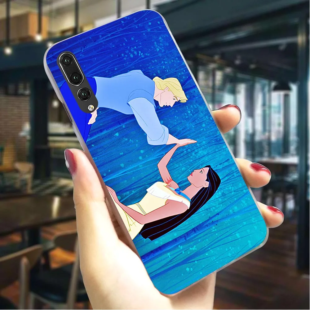 

Hard Case for Huawei P10 Pocahontas Case for Lite Cases P8 p20 Pro P9 Mini P Smart Mate 10 Back Skin Print
