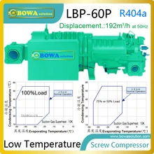 60HP blast freezer compressors is universal for  R134a, R404A, R507A, R407C and R22 , or other refrigerants upon request