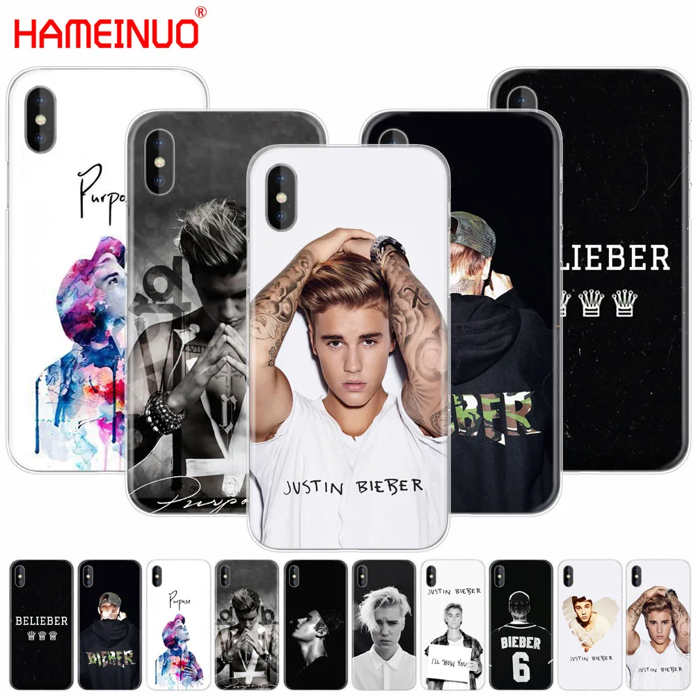 HAMEINUO Fashion JUSTIN BIEBER Super Star cell phone Cover case for
iphone X 8 7 6 4 4s 5 5s SE 5c 6s plus