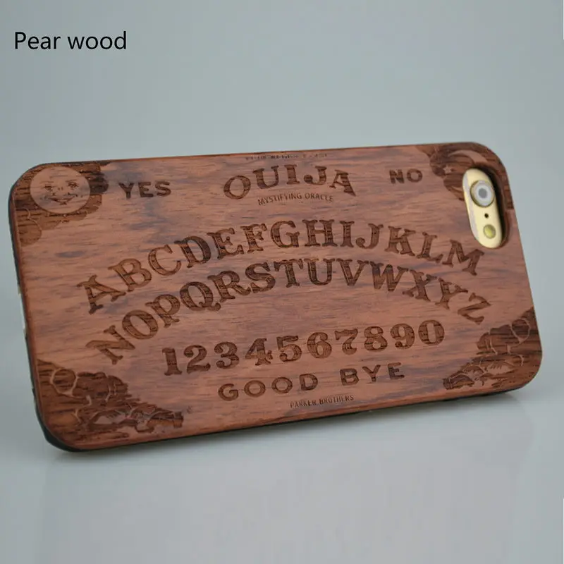 For iphone 7 6 6S plus 5S SE Samsung NEW Real Wooden Cherry Wood Phone Case