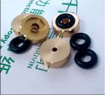 

breeze audio Gold Diameter 25mm rubber band damping Aluminum amplifier audio machine feet Speaker shock spikes