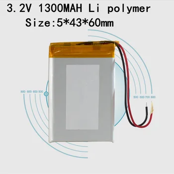 

10pcs Rechargeable Battery 503759 3.7V Li Polymer Battery 1300mah for MP4 MP5 GPS DVD Camera Remote Controller Tablet PC PSP POS