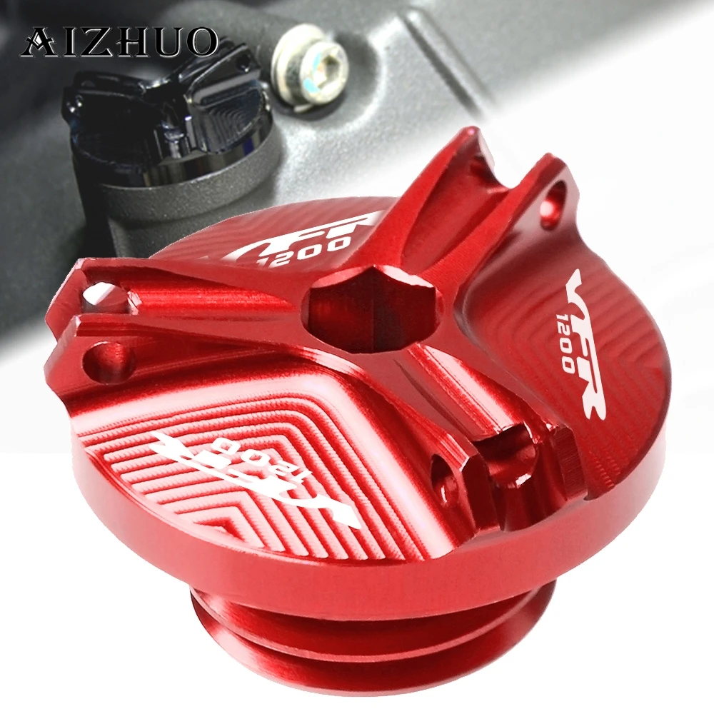 

Motorcycle Engine Oil Drain Plug Sump Nut Cup Oil Filler Cap Plug Cover For HONDA VFR 1200/F VFR1200 VFR1200F 2010-2016 2015 14