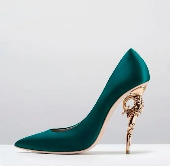 

2019 Hot selling solid colour dress woman pumps thin high heel pointed toe shallow pumps high quality hollow woman fashion shoes