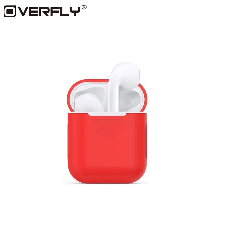 

Soft Bluetooth Earphone Silicone Case Protector Cover Transparent Ultra Thin Cover Shockproof Holder For Apple