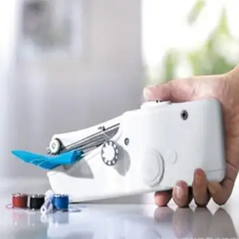 

LanLan Handhold tools Portable Electric Sewing Machine Multifunctional Mini Handy Stitch Practical Household Sewing Tool