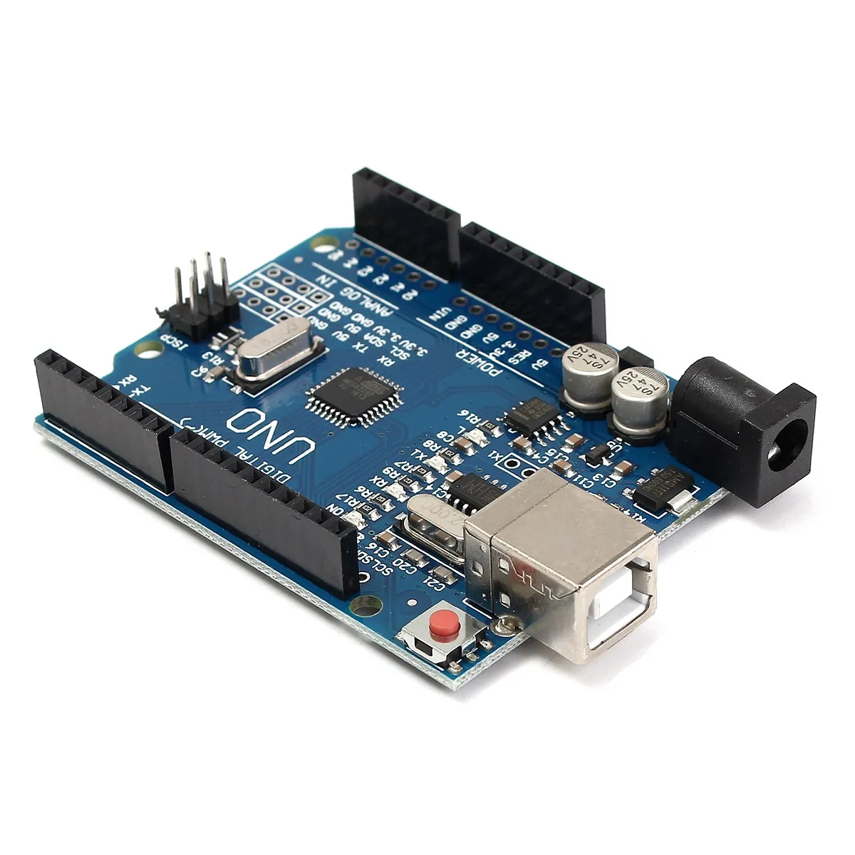 

1PC CNC Shield + UNO R3 Board + 4 X DRV8825 Driver Kit For Arduino 3D Printer Module Board New Wholesale