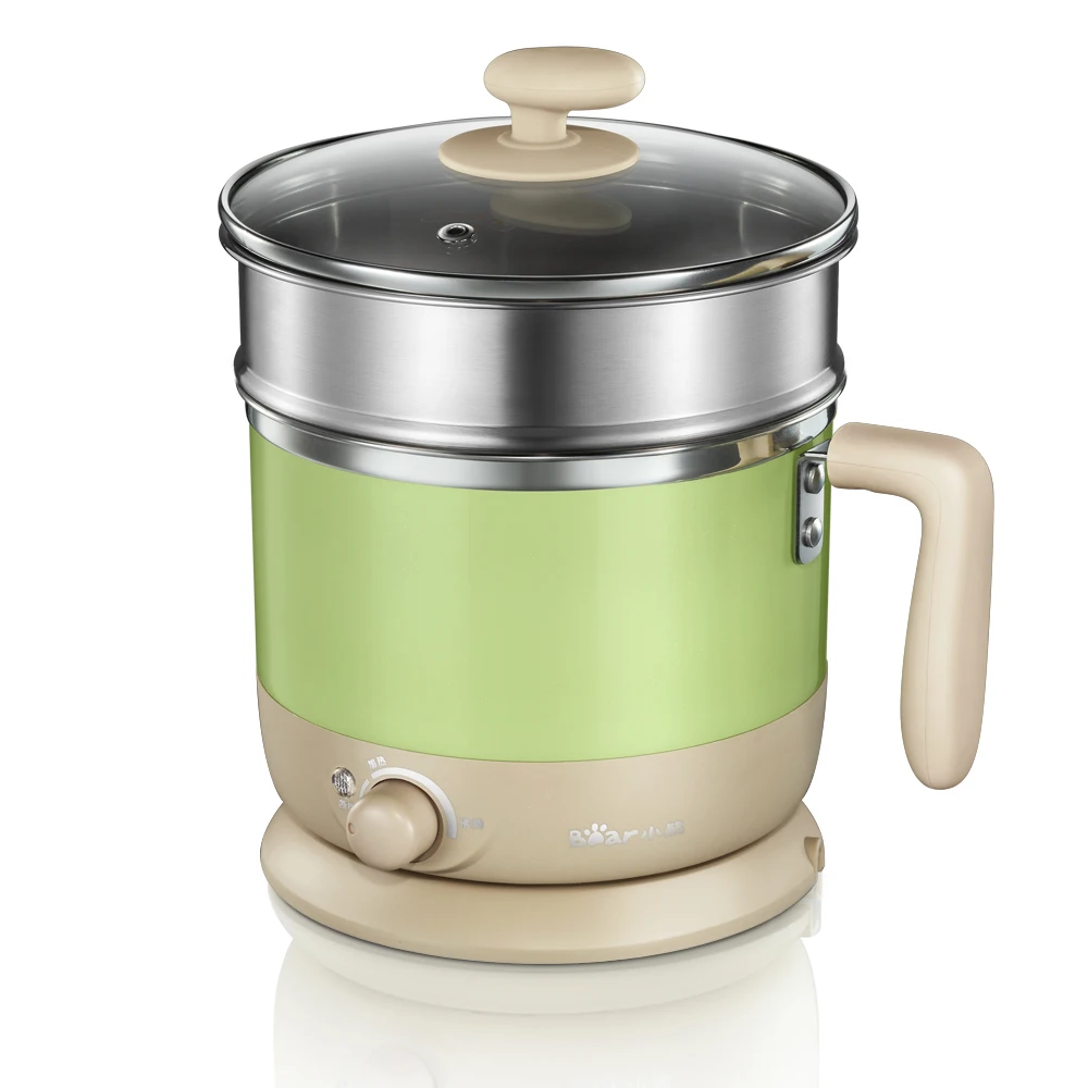 

WUXEY Mini Electric Hot Pot Student Dormitory Pot Double Layer Food Steamer Household Multifunctional Noodles Cooking Pot